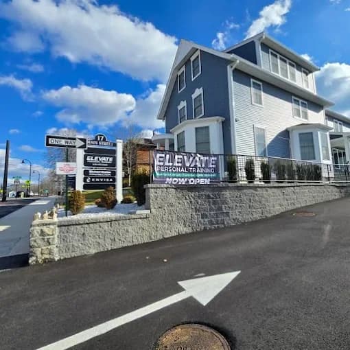 Exterior of the Elevate Personal Training studio at 17 Main St., Hopkinton
